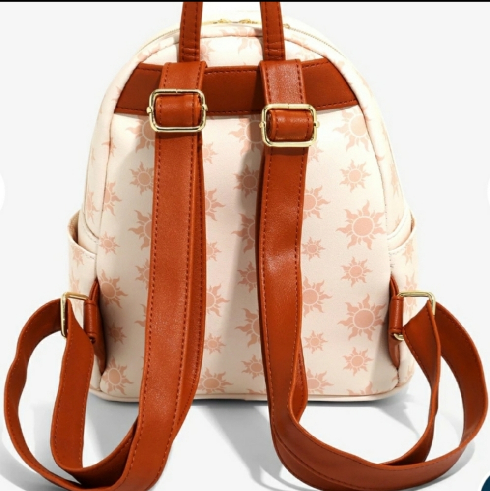 NWT Loungefly Tangled Pascal Mini Backpack - Picture 3 of 10